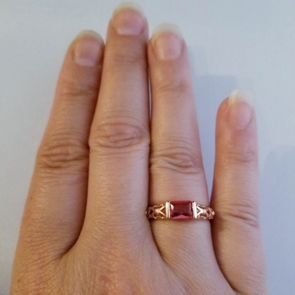18k Red Horizontal Filigree Band - Picture 7 of 8
